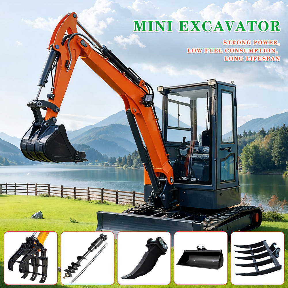 Heavy Equipment Excavator - Mini excavator Attachment Small Excavator Accessories