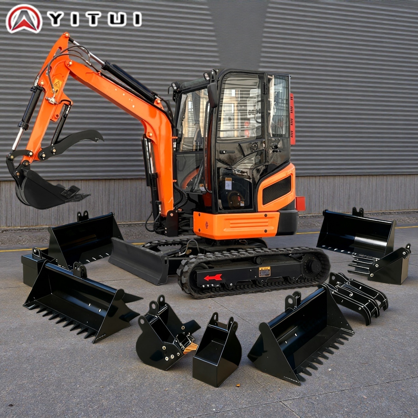 Heavy Equipment Excavator - Customized Compact Mini Excavator 2.6 Ton