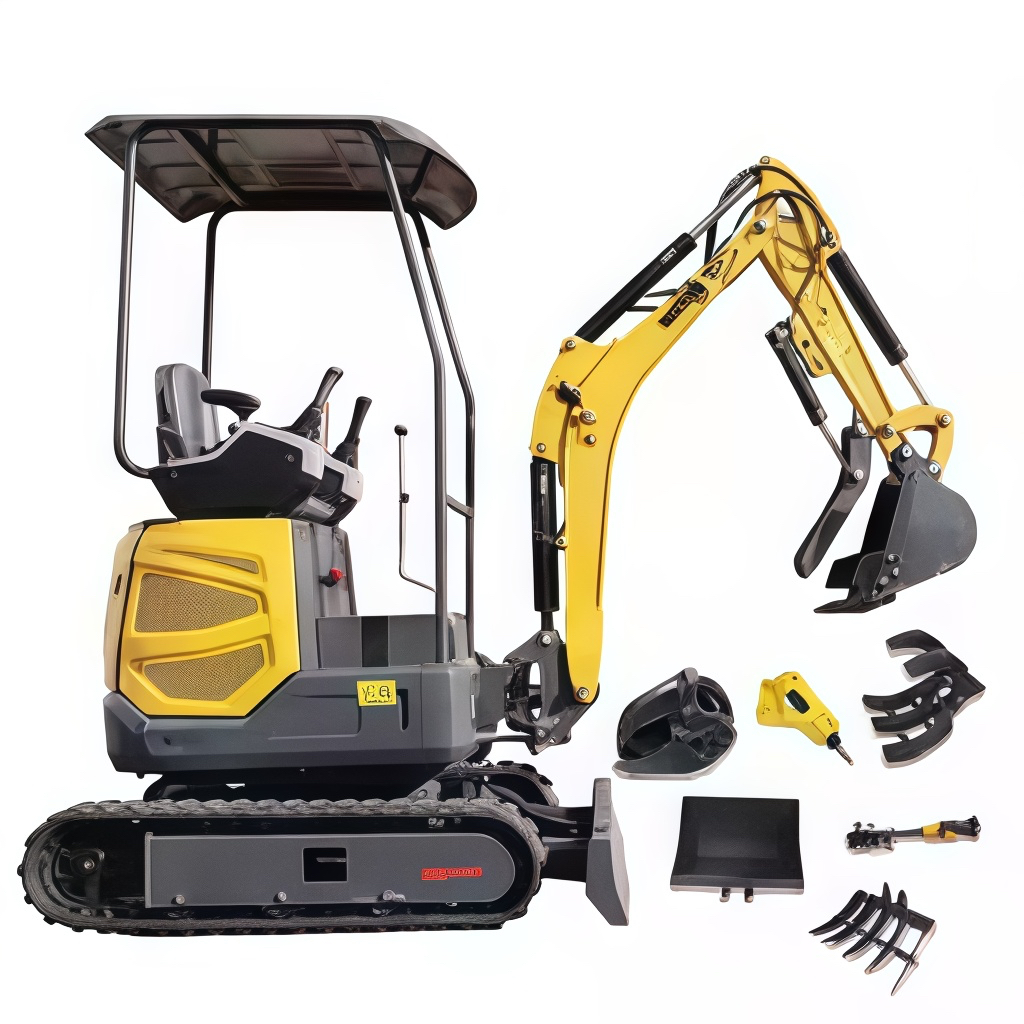 Heavy Equipment Excavator - Mini Excavator 1.5 Ton 1.8 Ton
