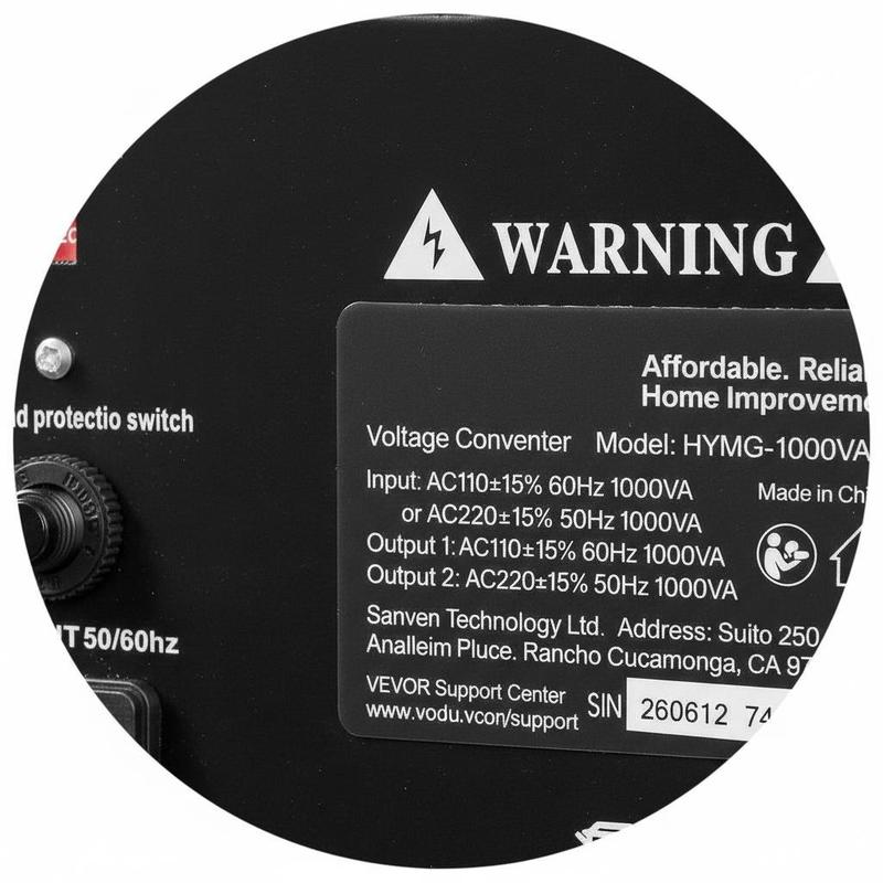 Power Voltage Changer 1000VA F - Heavy Equipment Breaker 리뷰 및 가격