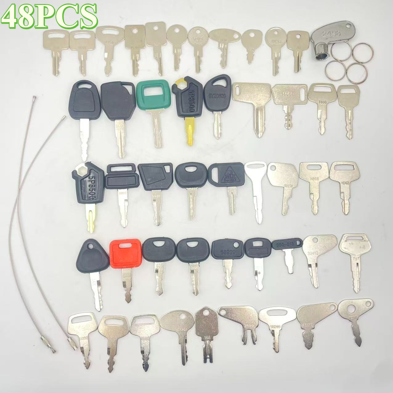 48PCS Heavy Equipment Keys Set - Heavy Equipment Bobcat 리뷰 및 가격