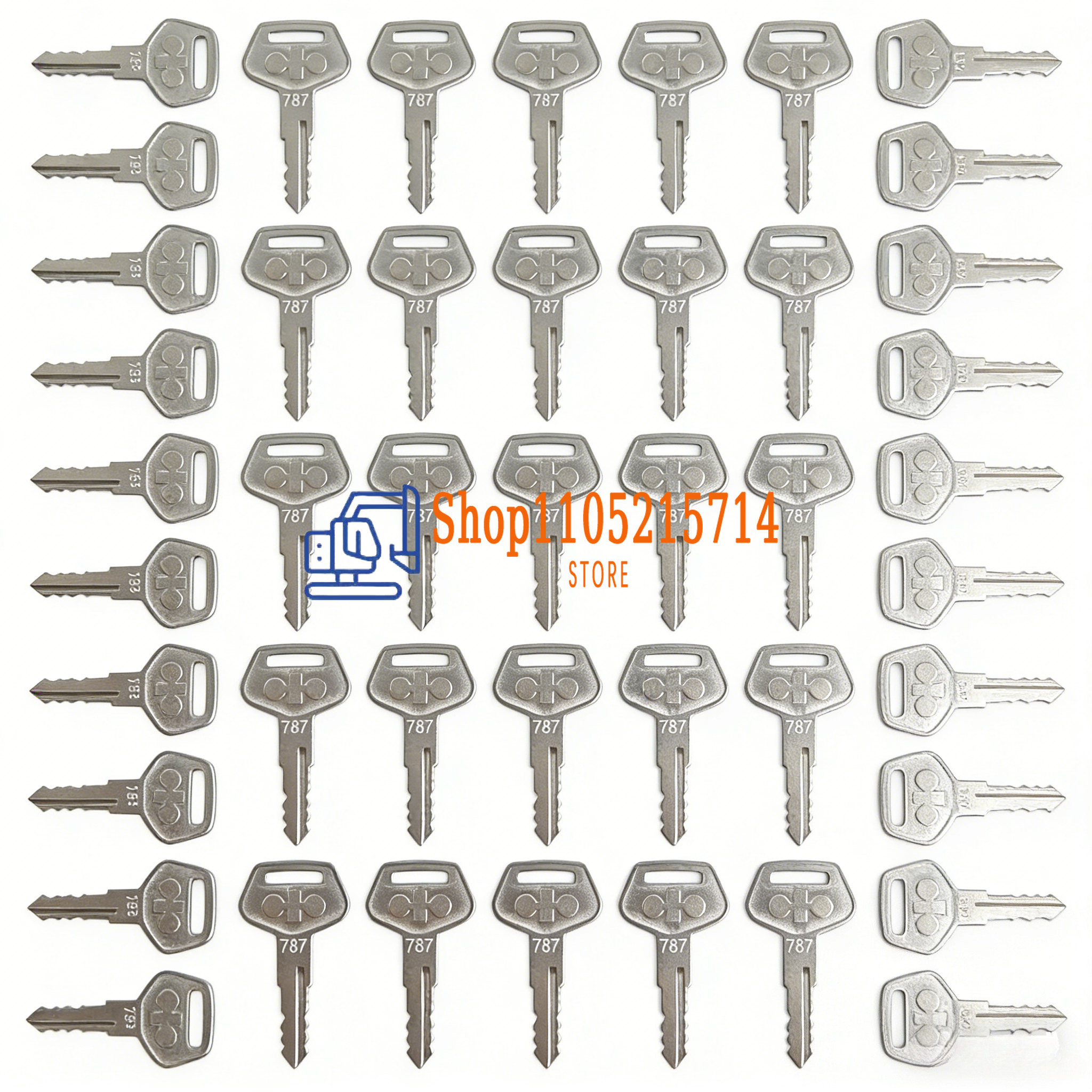 50PCS 787 Ignition Key for Kom - Heavy Equipment Keys 리뷰 및 가격