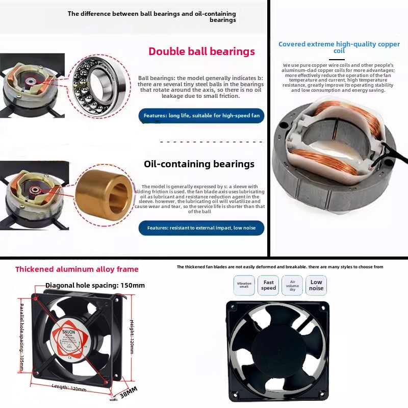12038 Mini 120x120 Small Exhau - Exhaust Fan Industrial 리뷰 및 가격