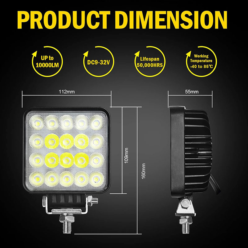 1PC 60W Vehicle Work Light Spo - Heavy Equipment Work 리뷰 및 가격