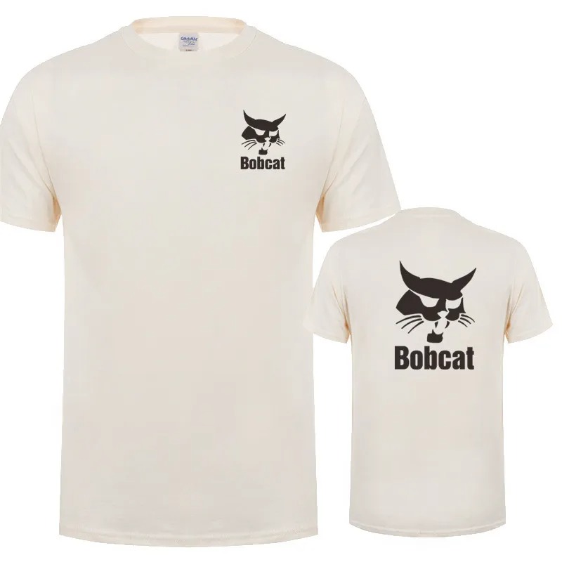 Bobcat T Shirt Summer Men Shor - Heavy Equipment Logos 리뷰 및 가격