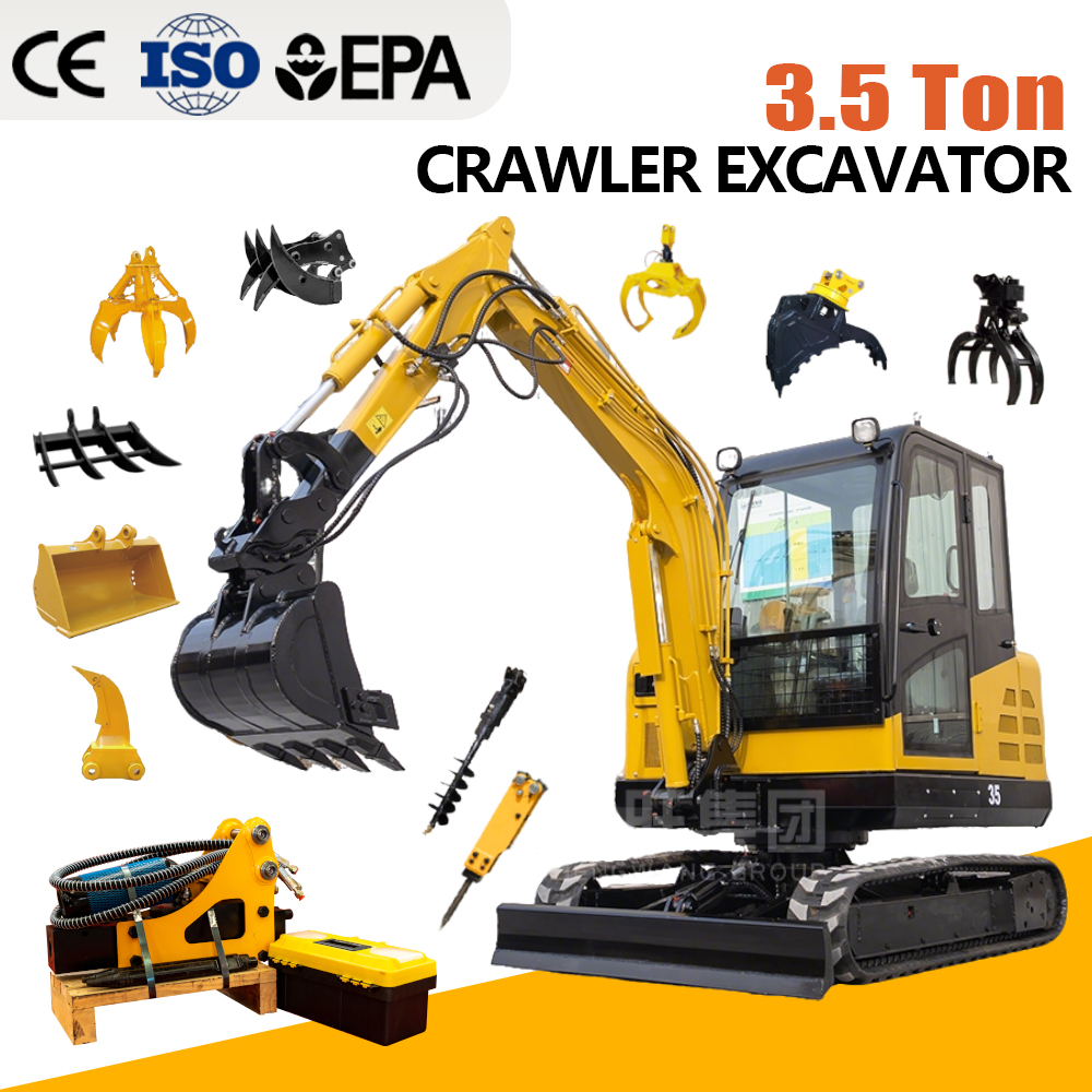 3.5 Ton Mini Excavator Hydraul - Heavy Equipment Excavator 리뷰 및 가격